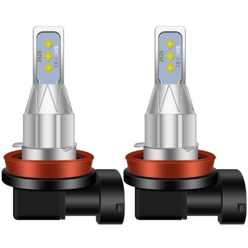 H16JP DC 12V-24V 12W 1800LM Car LED Fog Light Ice Blue 1 Pair - 1