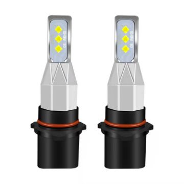 P13W 12V-24V 12W 1800LM Car LED Fog Light - White, 1 Pair - 1