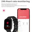 Q9 Pro GT2 Smart Watch - 1.85" HD Screen, Temp & Heart Rate Monitor (Black) - 3