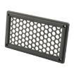 Grey Rectangle Louvered Ventilation Panel Cover - 198x114mm A6790 - 4