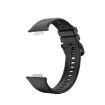 Huawei Watch Fit 2 Black Silicone Band - Solid Color Replacement Strap - 2