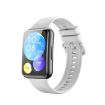 Huawei Watch Fit 2 White Silicone Band - Solid Color Replacement Strap - 1