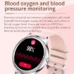 AK35 Smart Watch, 1.32" IPS Screen, Sleep & Blood Oxygen Monitoring, Black Band - 3