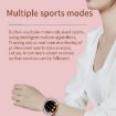 AK35 Smart Watch, 1.32" IPS Screen, Sleep & Blood Oxygen Monitoring, Black Band - 4