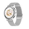 AK35 Smart Watch - 1.32" IPS Screen, Sleep & Blood Oxygen Monitoring, Silver Band - 1