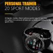 C21 1.32" HD Smart Watch - Heart Rate & Blood Oxygen Monitor (Black) - 6