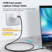 50cm 10Gbps USB-C Male to Male Charging Data Cable - 3