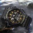 SKMEI 1857 Blue Waterproof Electronic Watch with Stainless Steel Buckle - 5