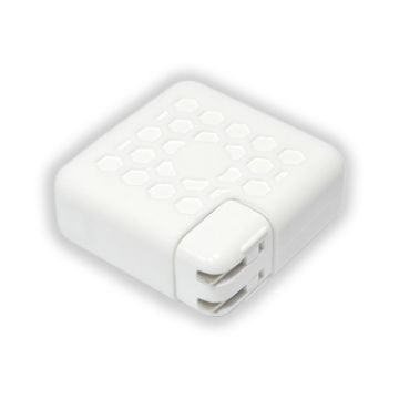 Macbook 12"/Air 13" Power Adapter Cover 29W/30W White Protective Case - 1