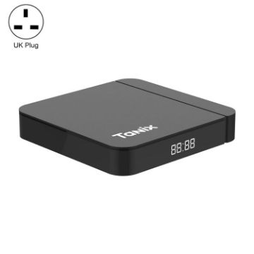 Tanix W2 Amlogic S905 Quad Core TV Box, 4G+64G, Dual WiFi/BT, UK Plug - 1