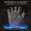 BOODUN 1096 XL Blue Non-slip Wear-resistant Fitness Silicone Gloves - 4