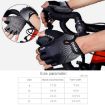 BOODUN 1096 XL Rose Red Non-slip Breathable Fitness Silicone Gloves - 7