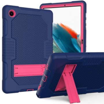 Samsung Galaxy Tab A8 10.5 2021 Shockproof Case Navy Blue Rose - 1