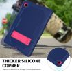 Samsung Galaxy Tab A8 10.5 2021 Shockproof Case Navy Blue Rose - 5