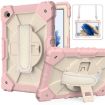 Samsung Galaxy Tab A8 10.5 2021 Case, Rose Gold+Beige Silicone+PC - 2