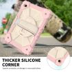 Samsung Galaxy Tab A8 10.5 2021 Case, Rose Gold+Beige Silicone+PC - 5