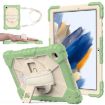 Samsung Galaxy Tab A8 10.5 2021 Case, Matcha Green+Beige Silicone+PC - 1