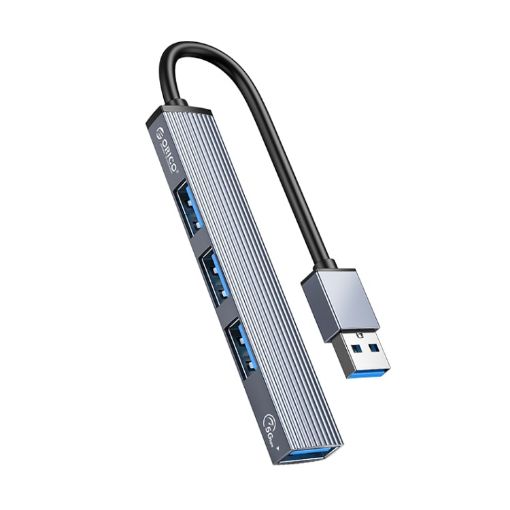 ORICO AH-A13 USB 3.0 + USB 2.0 Hub Adapter, Space Gray, 4 Ports - 1