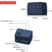 MD20 Mini 1080P HD Camcorder with Night Vision & PIR Motion Sensor (Black) - 2