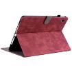 Samsung Galaxy Tab 8 10.5 Tiger Pattern Flip Leather Case Red - 3