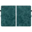Samsung Galaxy Tab 8 10.5 Tiger Pattern Flip Leather Case Dark Green - 2
