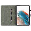 Samsung Galaxy Tab 8 10.5 Tiger Pattern Flip Leather Case Dark Green - 5