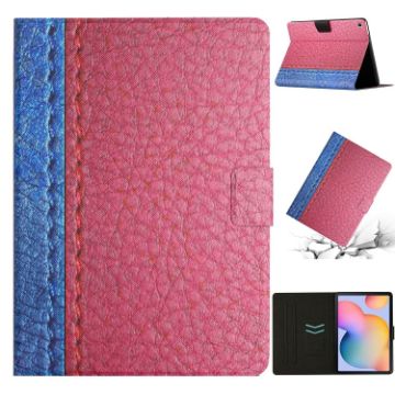 Samsung Galaxy Tab A7 10.4 2020 T500 Rose Red Leather Tablet Case - 1