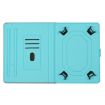 7" Orange Leather Tablet Case - Solid Color, Stitching Design - 4