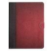 8" Red Leather Tablet Case - Solid Color, Stitching Design - 2