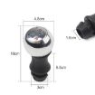 Peugeot MR-9017 5-Speed Gear Shift Knob Head - Black Red - 3