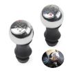 Peugeot MR-9017 5-Speed Gear Shift Knob Head - Black Red - 4
