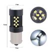 1156 12V 7W Car LED Fog Light Pair - Purple Light - 3