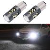 1157 12V 7W Car LED Fog Light Pair - White Light - 1
