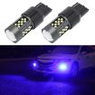 1 Pair 7440 12V 7W Car LED Fog Light - Blue Light - 1
