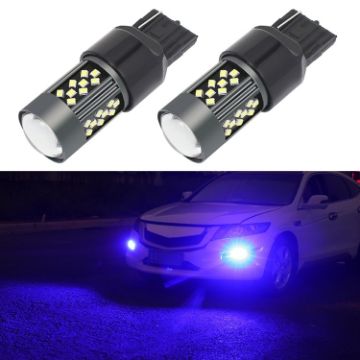 1 Pair 7443 12V 7W Car LED Fog Light - Blue Light - 1