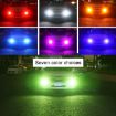 9006 12V 7W Car LED Fog Light Pair - Orange Light - 7