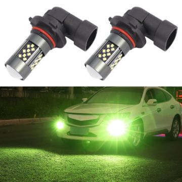 9006 12V 7W Strobe Car LED Fog Light Lime Light - 1 Pair - 1