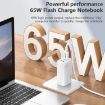 REMAX RP-U55 65W Fast Charger, USB+Dual USB-C, EU Plug, White - 2