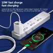 REMAX RP-U68 20W Dual USB/USB-C Fast Charger Set, UK Plug, White - 5