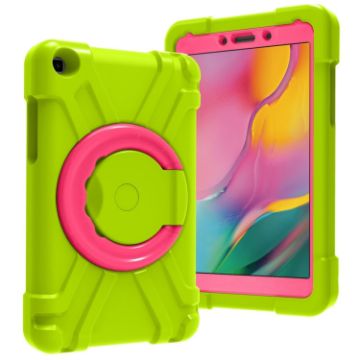 Galaxy Tab A 8.0 (2019) T290/T295 Shockproof Case with Rotating Holder - 1