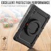 Samsung Galaxy Tab A8 Silicone + PC Case with Bracelet Holder (Black) - 5