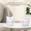 V30 Wireless Audio Baby Monitor with Intercom & Night Light, UK Plug, Blue - 7
