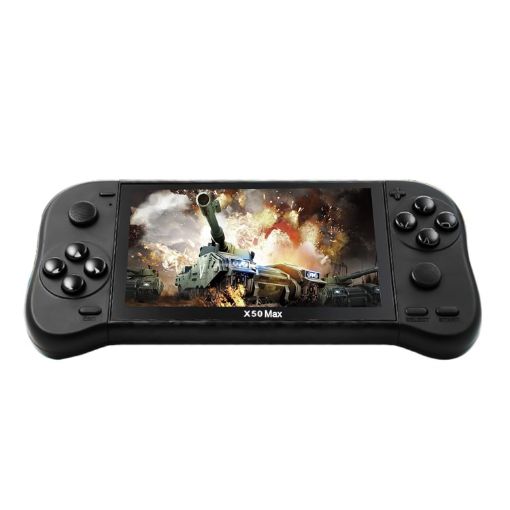 X50 Max 5.1" Handheld Game Console, Double Player, 6000+ Games, Black - 1