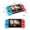X50 Max 5.1" Handheld Game Console, 6000+ Games, Double Player, Red/Blue - 7