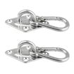 5mm 304 Stainless Steel Ceiling Hook - 2 PCS Heavy Duty Swing Hangers - 2