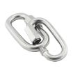 10mm 304 Stainless Steel Quick Connect Ring Runway Buckle - 2