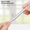 Silicone Nib Cap Set for Huawei Pencil - 10 Pack (Transparent) - 4