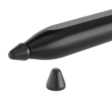 Silicone Nib Cap Set for Xiaomi Pencil - 10 Pack (Black) - 1