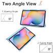 Samsung Galaxy Tab S6 Lite 2020/2022 Sky Blue Smart Leather Case - 3