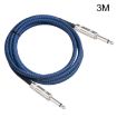 6.35mm Male to Male Electric Guitar Mono Audio Cable 3m - TC048BL - 1